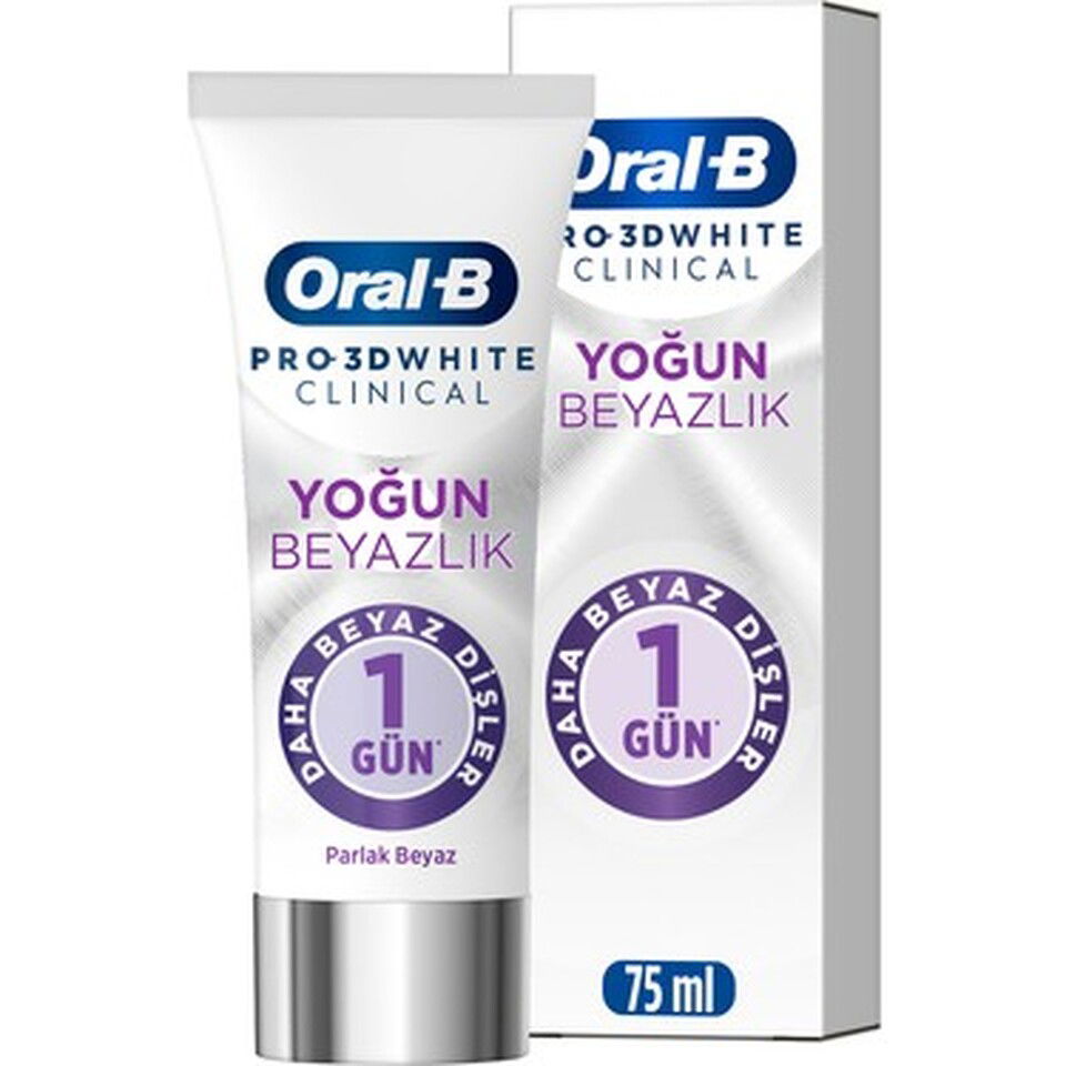 ORAL-B DİŞ MACUNU PRO 75 ML-3DW PARLAK BEYAZLIK